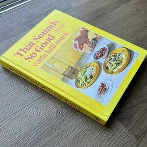 Anthropologie Yellow Cookbook